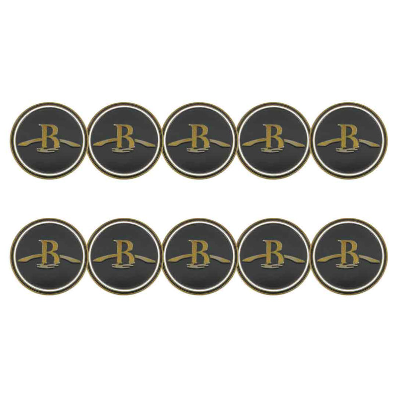 ahead - Bridges Golf Course Ball Markers (BM4R BRIDGES - BLK)