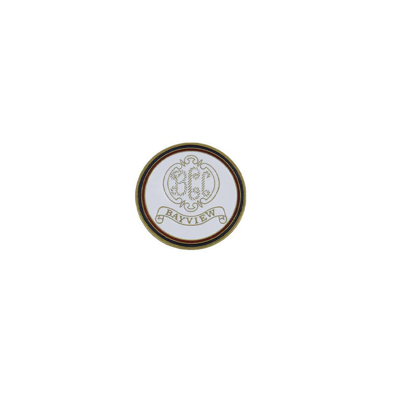 ahead - Bayview Country Club Golf Ball Markers (BM4 BAYVIEW - WHT)