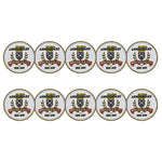 ahead - Beverly Golf & Country Club 50th Anniversary Ball Markers (BM4R BENERLI-WHT-RD-BLK)