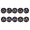 ahead - Breezy Bend Country Club Golf Ball Markers (BM4R GOLFBREEZY-NVY)