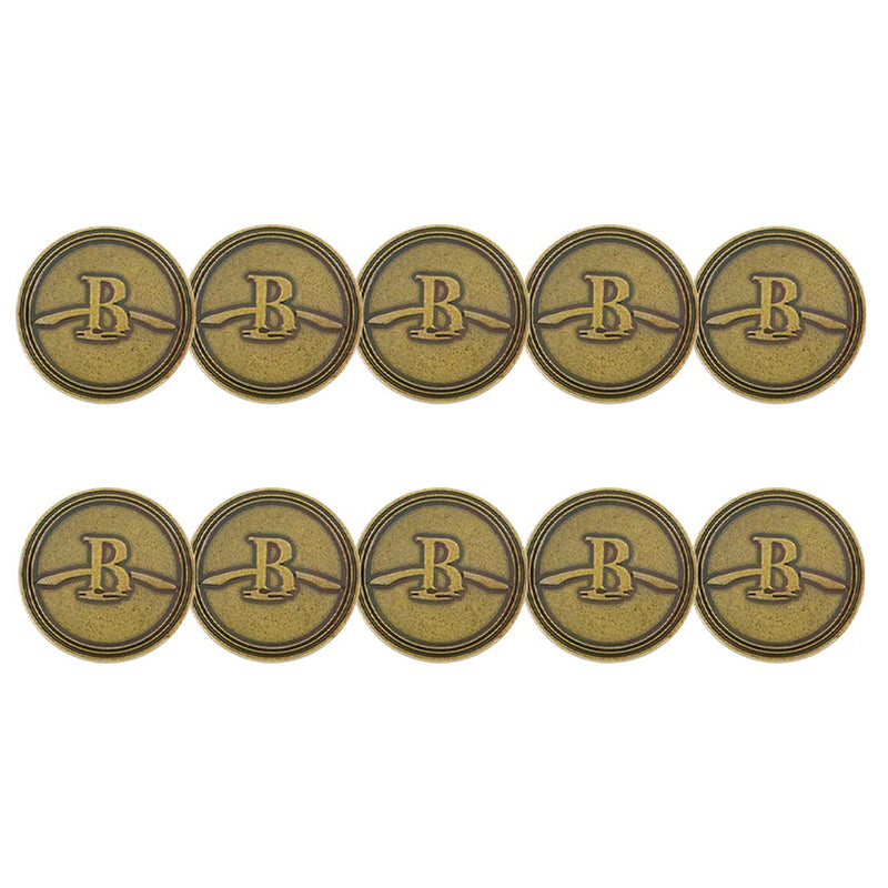 ahead - Bridges Golf Course Ball Markers (BM4R BRIDGES - BRASS)