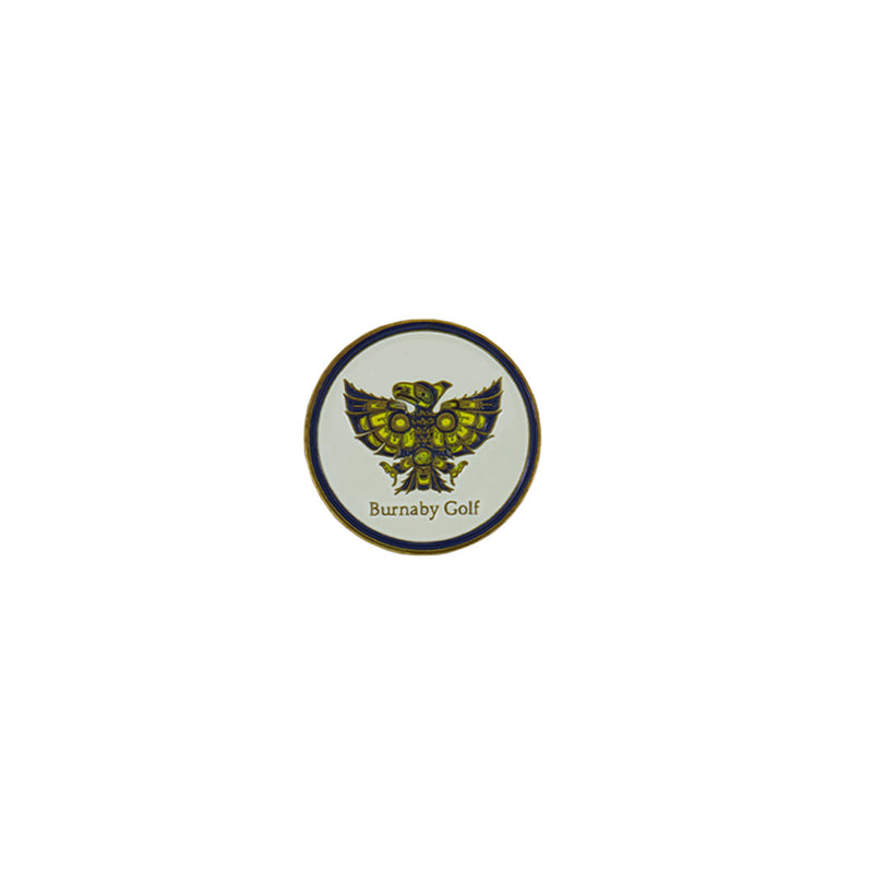 forward - Marqueurs de balle de golf Burnaby (BM4D BURNABY - WHT)