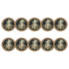 devant - Caledon Woods Golf Club Ball Markers (BM4CALED-BLK) 