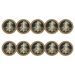 devant - Caledon Woods Golf Club Ball Markers (BM4CALED-BLK) 