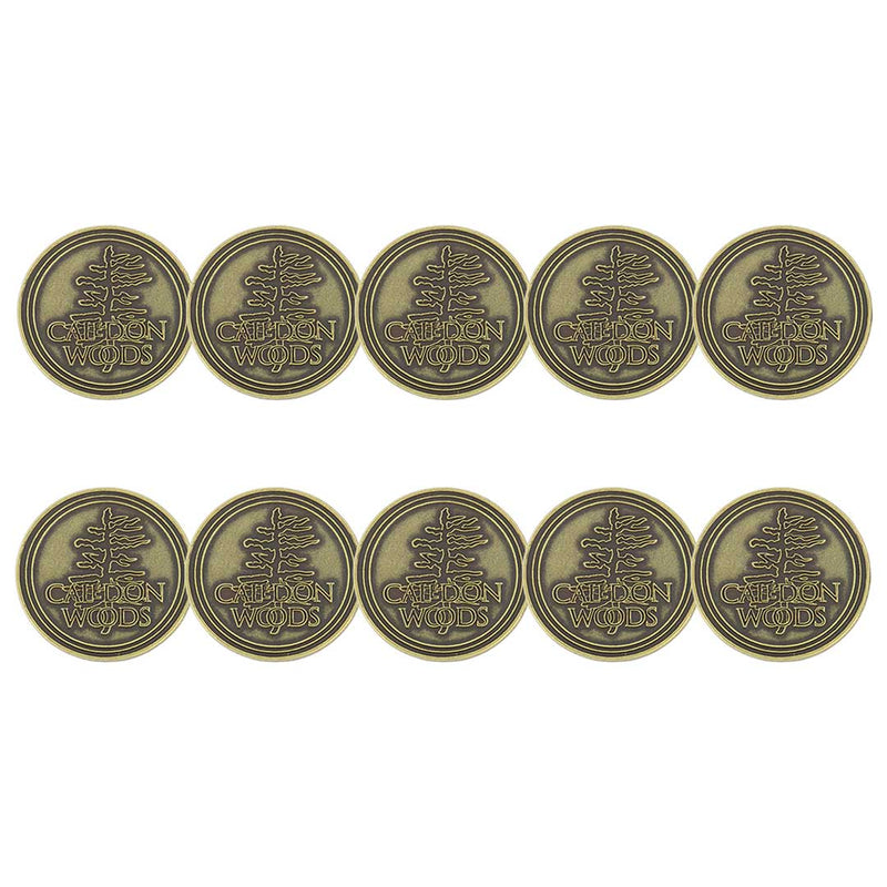 ahead - Calldon Woods Golf Ball Markers (BM4CALED-BRSS)