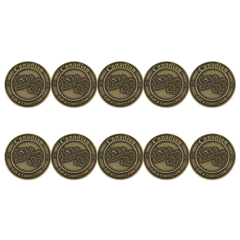 ahead - Canadian Golf & Country Club Ball Markers (BM4 CANGCC - BRASS)