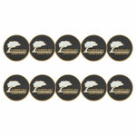 ahead - Carstairs Golf Club Ball Markers (BM4R CARSI - BLK WHT)