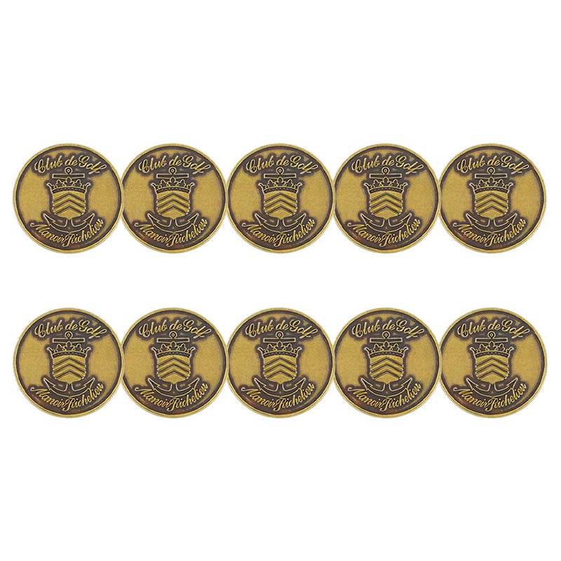 ahead - Club De Golf Fairmont Le Manoir Richelieu Ball Markers (BM4R CPSTOR 2 - BRASS)