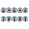 ahead - Club De Golf Manoir Richelieu Golf Ball Markers (BM4R CPSTOR 2 - BLU)