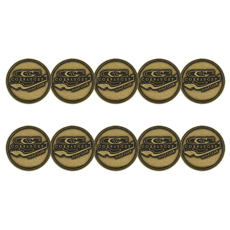 ahead - Connaught Golf Club Ball Markers (BM CONNAU - BRASS)