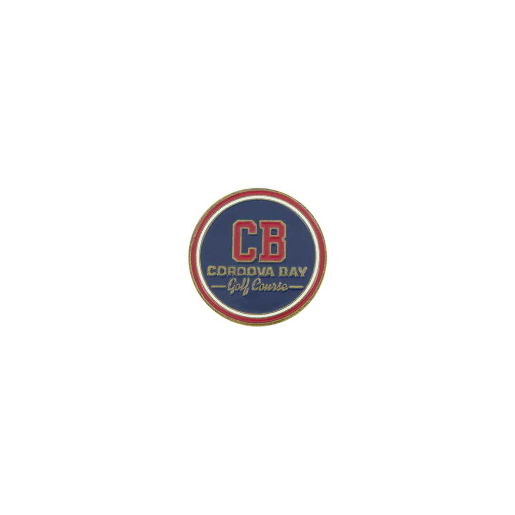 ahead - Cordova Bay Golf Course Ball Markers (BM4R CB007024 - NVYRED)