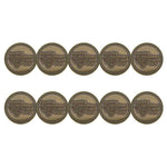 ahead - Country Meadows Golf Club Ball Markers (BM4R CREDOWS-BRASS)