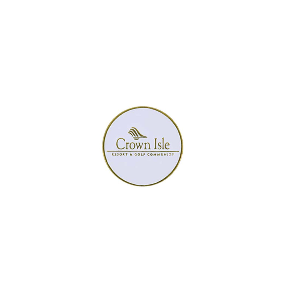 ahead - Crown Isle Resort & Golf Community Ball Markers (BM4 CROWN - WHT)