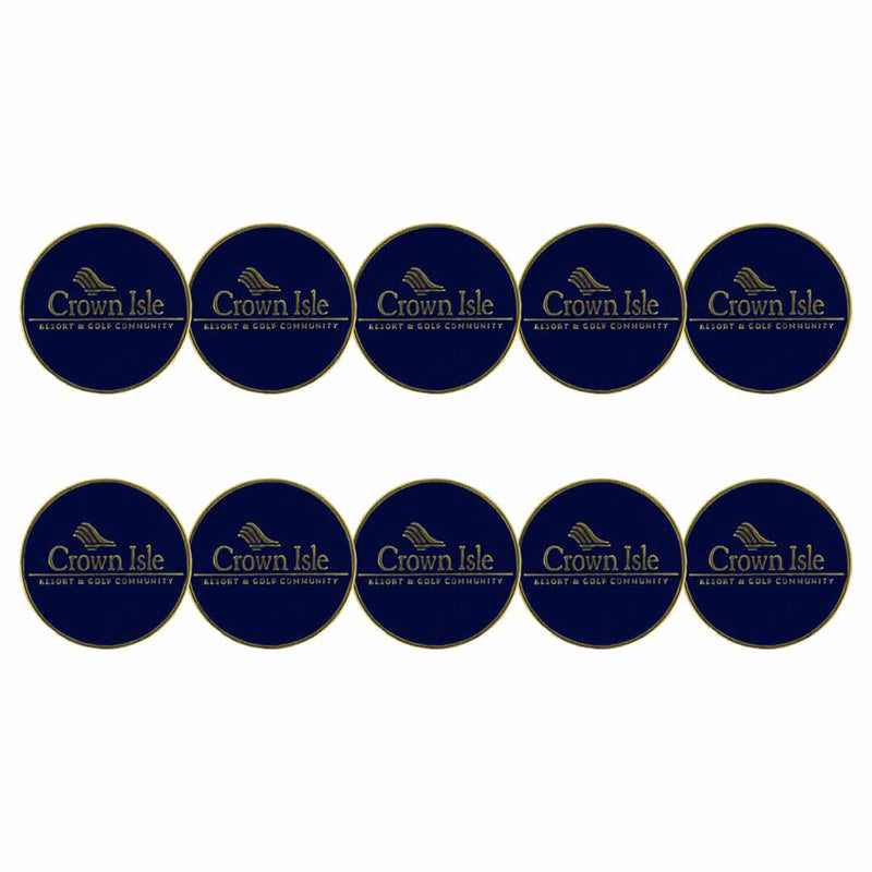 ahead - Crown Isle Resort & Golf Community Ball Markers (BM4 CROWN - NVY)