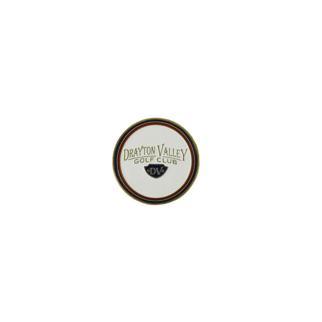 ahead - Drayton Valley Golf Club Ball Markers (BM4 DRAYT - WHT)