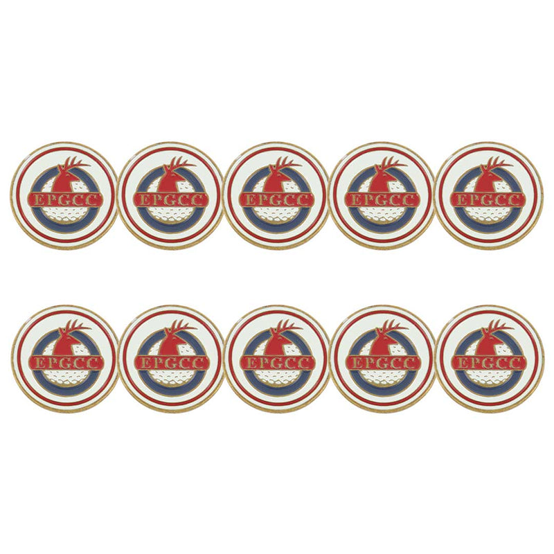 ahead - Edmonton Petroleum Golf & Country Club Ball Markers (BM4R EDM - WHT)