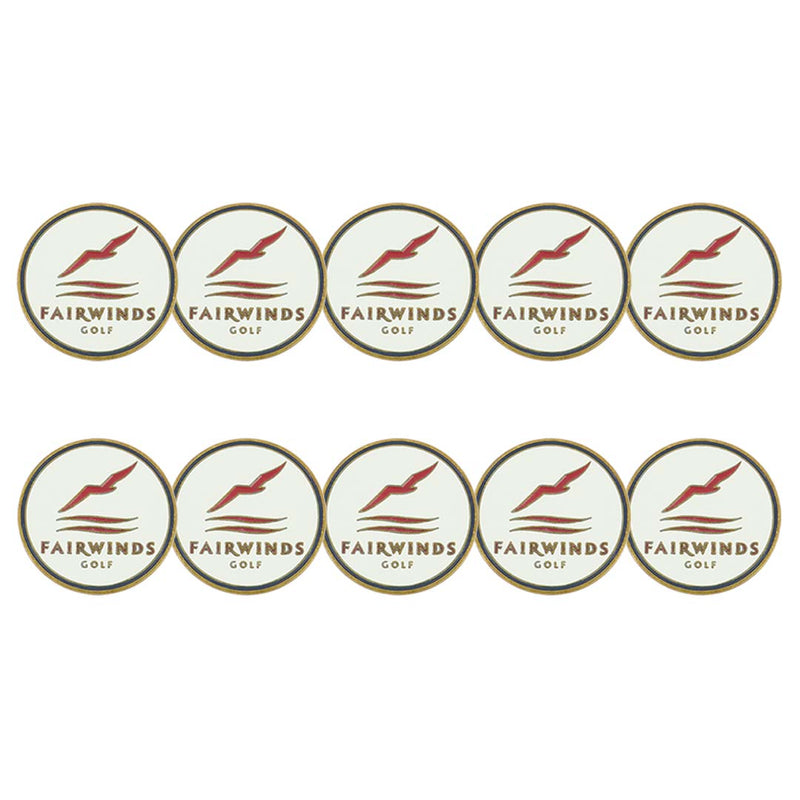 ahead - Fairwinds Golf Ball Markers (FAIRWINDS-WHT)