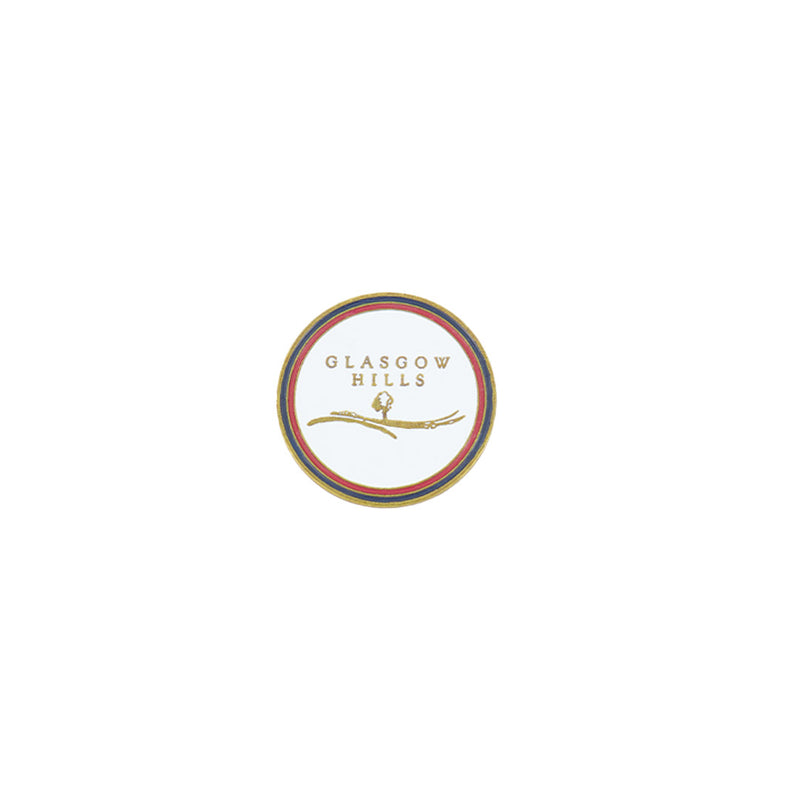 ahead - Glasgow Hills Golf Ball Markers (BM4R GLASGOWHL - WHTBRONZE)