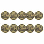 ahead - Glengarry Golf Ball Markers (BM4 GLENGA - BRASS)