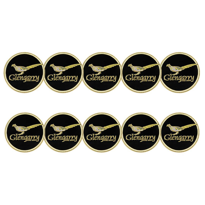 ahead - Glengarry Golf Ball Markers (BM4 GLENGA - BLK)