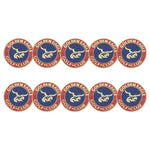 ahead - Golden Eagle Golf Club Ball Markers (BM4 HIDDEN-BLK-RD-GRY)