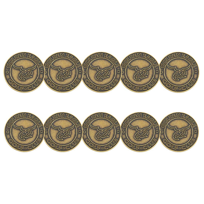 ahead - Golden Eagle Golf Club Ball Markers (BM4 HIDDEN-BRSS)