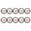 ahead - Golden Eagle Golf Club Ball Markers (BM4 HIDDEN-WHT-BLU-RED)