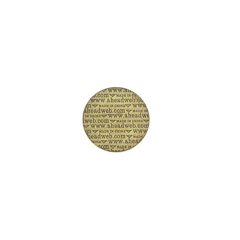 ahead - Golden Golf & Country Club Ball Markers (BM4 GOLD - RED)