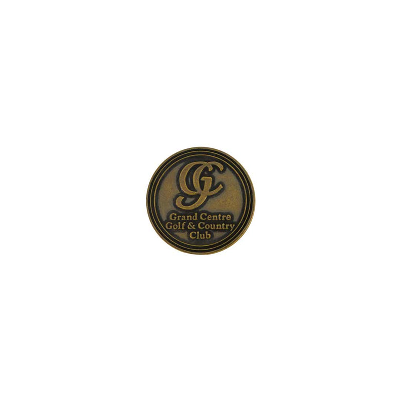 ahead - Grand Centre Golf and Country Club Ball Markers (BM4R GRANCE - BRASS)