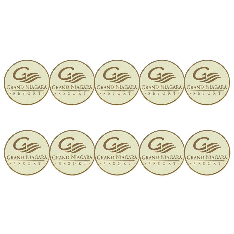 ahead - Grand Niagara Resort Golf Ball Markers (BM4R GRANIA - WHT)