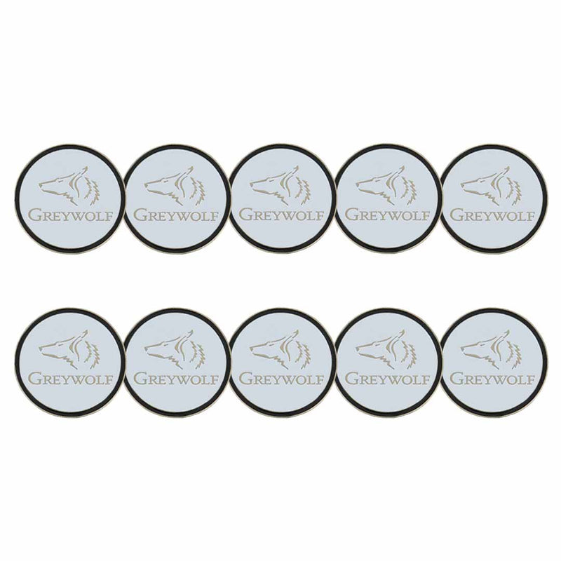 ahead - Greywolf Golf Course Ball Markers (BM4R GREYWOLF-WHT)