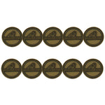 ahead - Highland Links Golf Ball Markers (BM4 HIGHLA - BRASS)