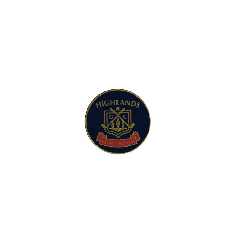 ahead - Highlands Golf Course Edmonton Ball Markers (BM4R HIGHGD-BLK-RED)