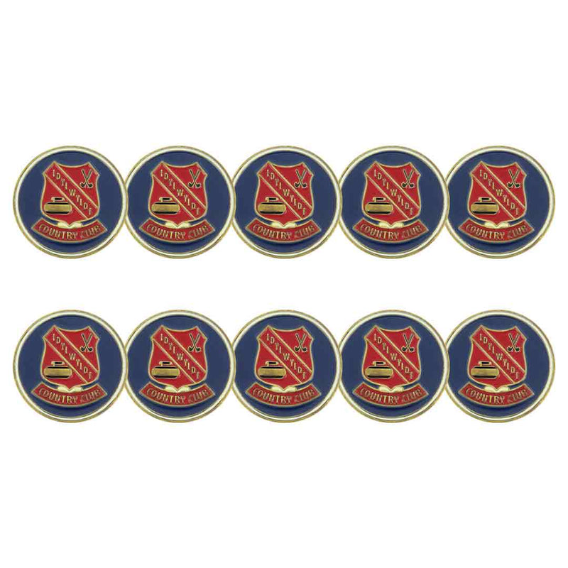 ahead - Idylwylde Golf & Country Club Ball Markers (POKERSE MEDALLION-NVY)