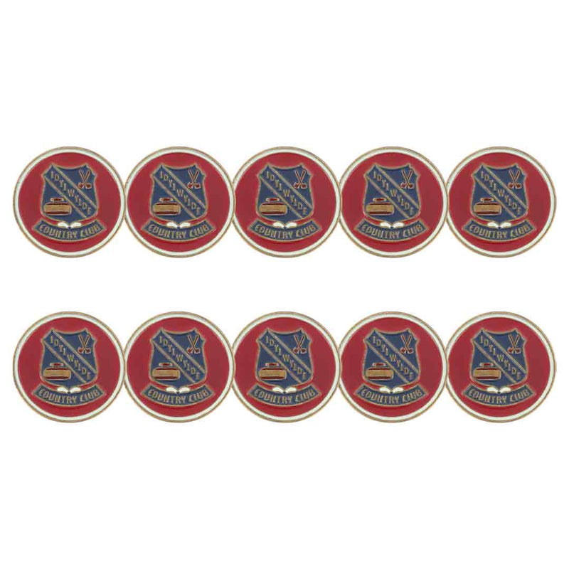 forward - Marqueurs de balle Idylwylde Golf &amp; Country Club (POKERSET MEDALLION-RD)