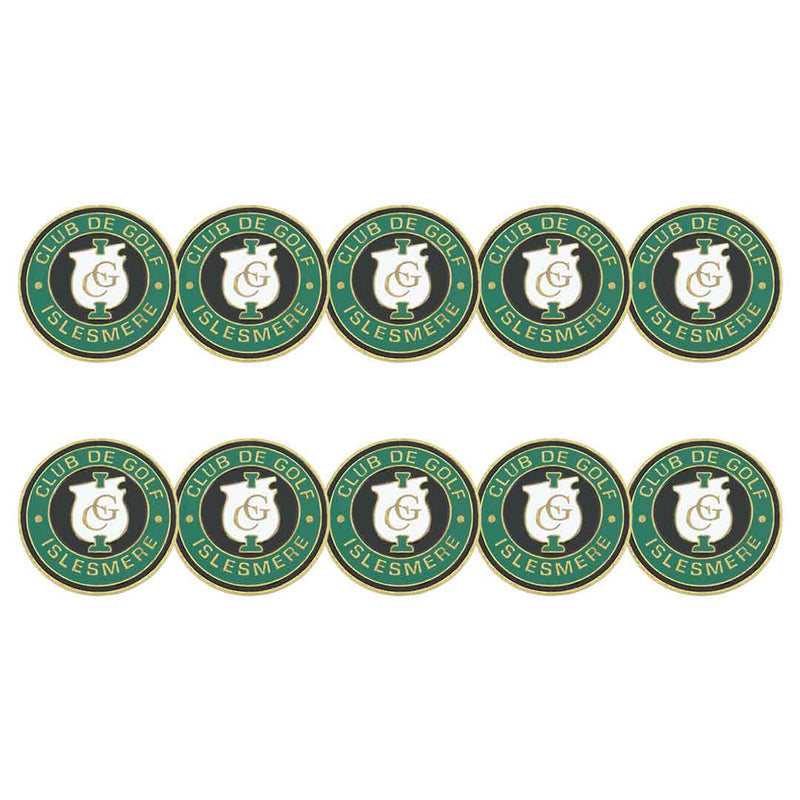 ahead - Islesmere Club De Golf Ball Markers (BM4R ISLES - GRN)