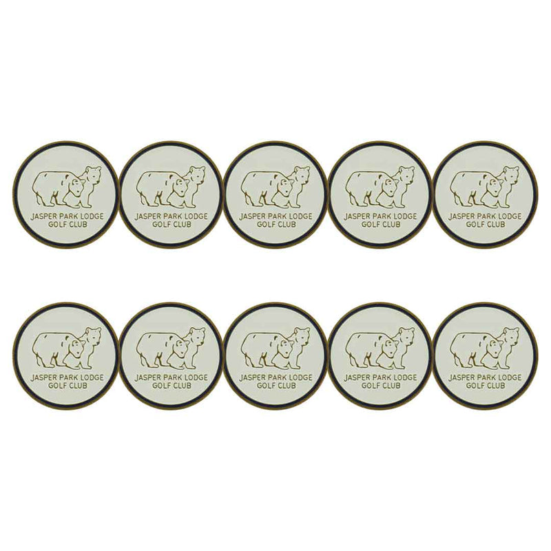 ahead - Jasper Park Lodge Golf Ball Markers (BM4R BEAR HIGH-WHT)