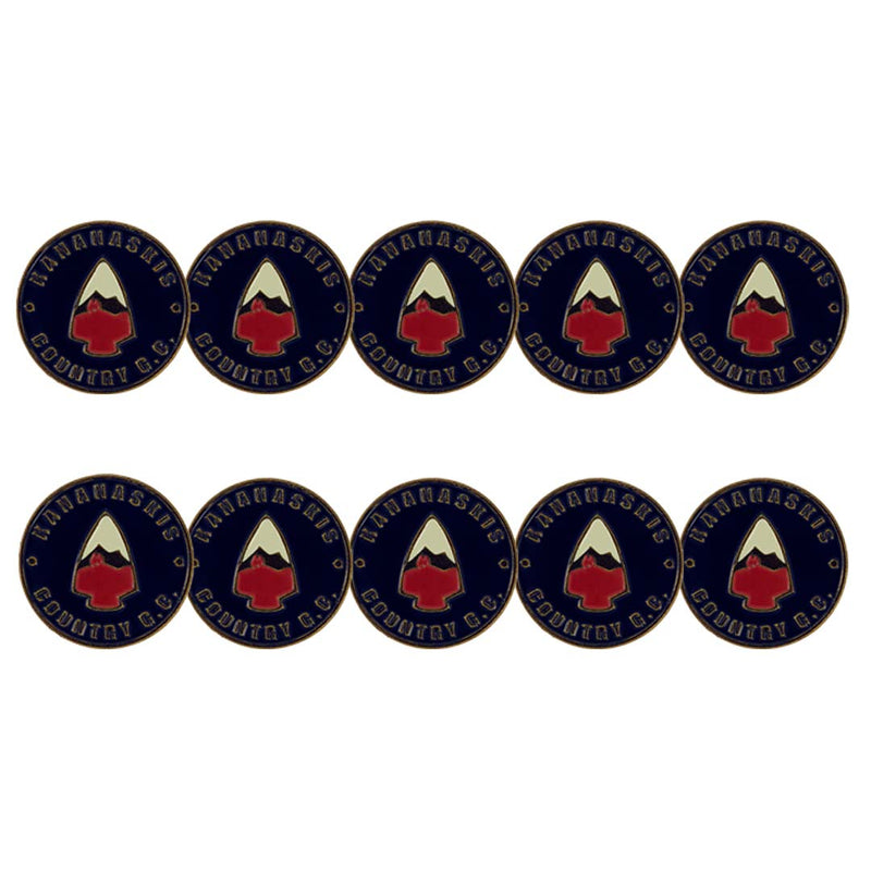 forward - Marqueurs de balle du club de golf Kananaskis Country (BM4R KANANA-BLK-RED) 