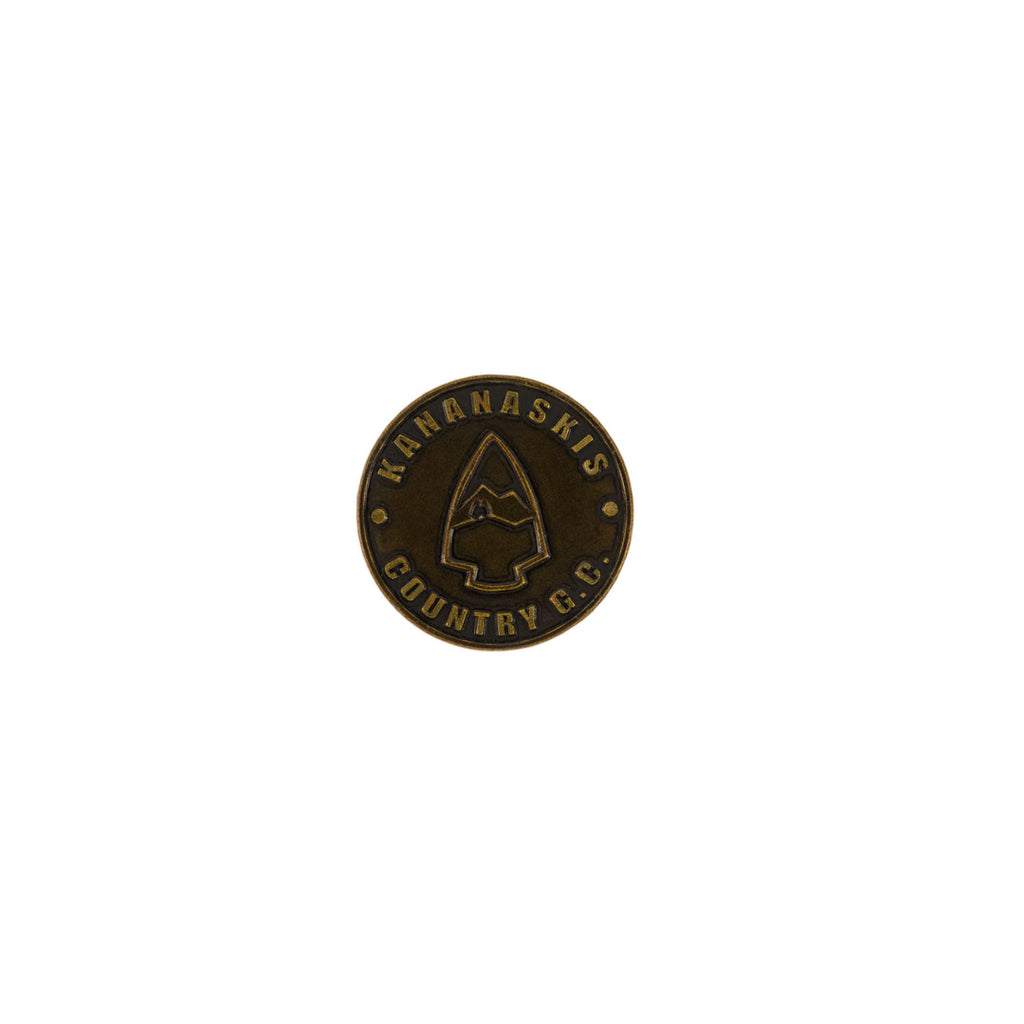 ahead - Kananaskis Country Golf Club Ball Markers (BM4R KANANA-BRSS)