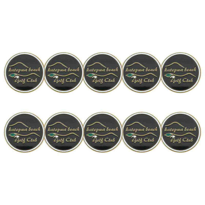 ahead - Katepwa Beach Golf Club Ball Markers (BM4R KATEPWA - BLK)