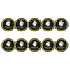 ahead - King Valley Golf Club Ball Markers (BM4 KING V - BLK)