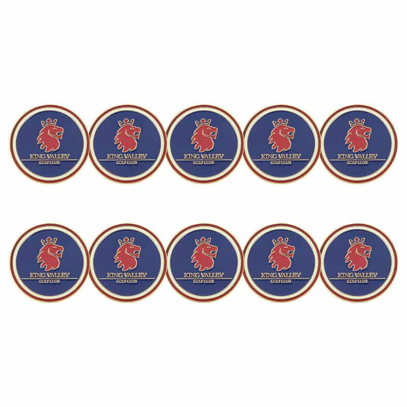 ahead - King Valley Golf Club Ball Markers (BM4 KING V - NVY)