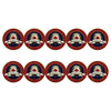 ahead - Langara Golf Club Ball Markers (BM4 LANG - REDWHT)