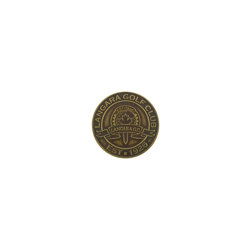 ahead - Langara Golf Club Ball Markers (BM4 LANG - BRASS)