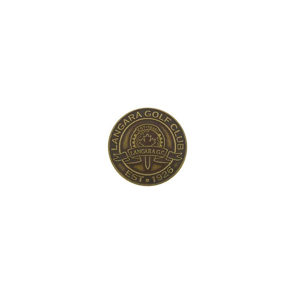 ahead - Langara Golf Club Ball Markers (BM4 LANG - BRASS)