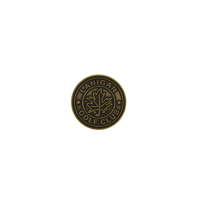 ahead - Lanigan Golf Club Ball Markers (BM4R LANIGAN - BRASS)