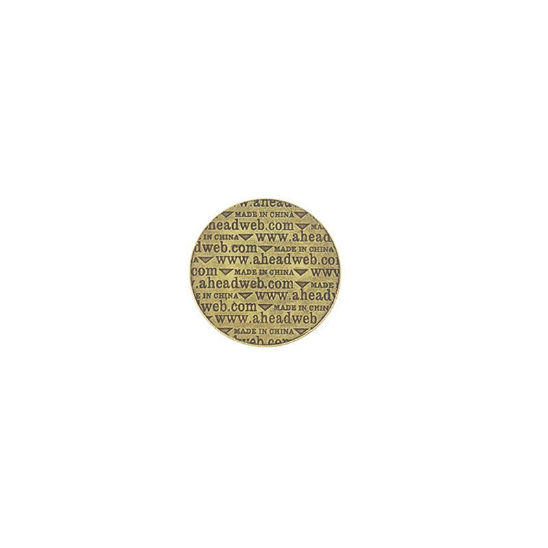 ahead - Lethbridge Country Club Golf Ball Markers (BM4 LETH - BRASS)