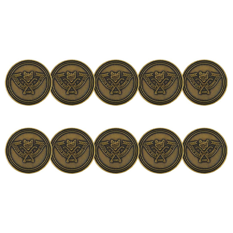 ahead - London Hunt And Country Club Ball Markers (BM4 LOND - BRASS)