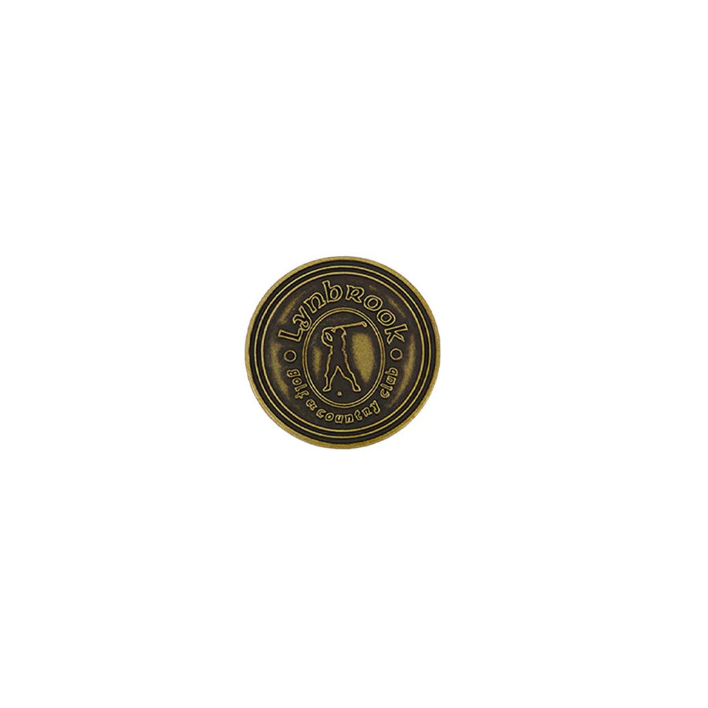 ahead - Lynbrook Golf & Country Club Ball Markers (BM LYN BROOK - BRASS)