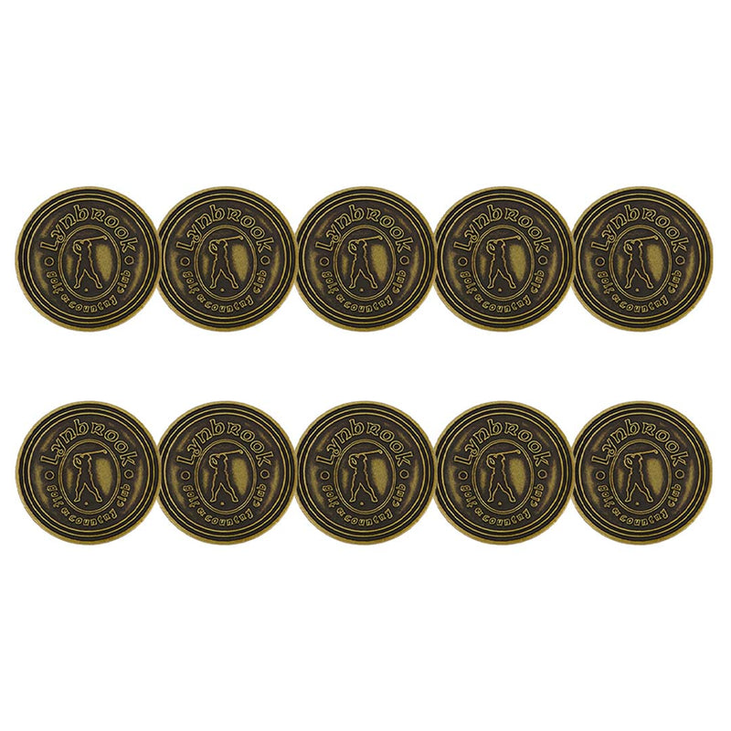 ahead - Lynbrook Golf & Country Club Ball Markers (BM LYN BROOK - BRASS)